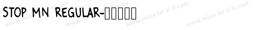 Stop MN Regular字体转换